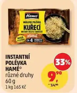 Penny Market INSTANTNÍ POLÉVKA HAMÉ různé druhy nabídka