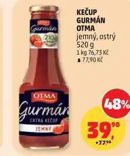 Penny Market KEČUP GURMÁN OTMA jemný nabídka