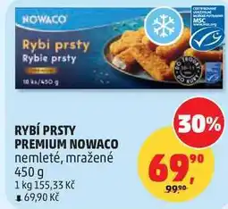 Penny Market RYBÍ PRSTY PREMIUM NOWACO nemleté, mražené nabídka