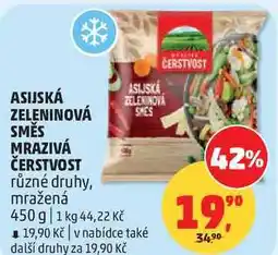 Penny Market ASIJSKÁ ZELENINOVÁ SMĚS MRAZIVÁ ČERSTVOST různé druhy, mražená nabídka