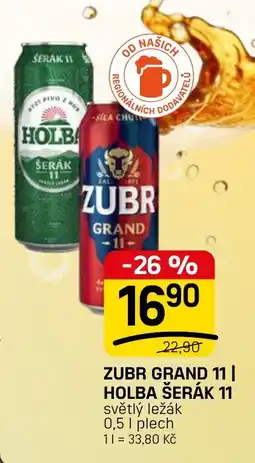 Flop Zubr grand 11 | Holba šerák 11 nabídka