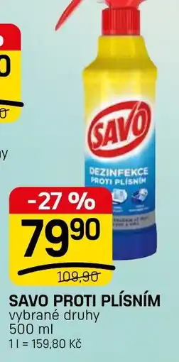 Flop Savo proti plísním nabídka