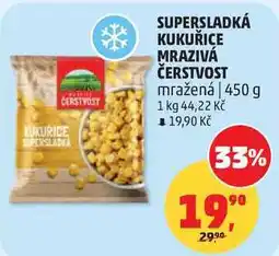 Penny Market SUPERSLADKÁ KUKUŘICE MRAZIVÁ ČERSTVOST mražená nabídka