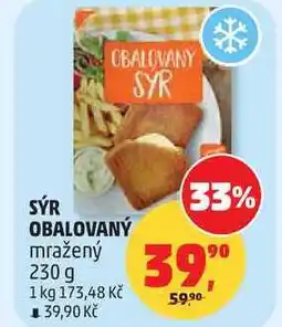 Penny Market SÝR OBALOVANÝ mražený nabídka