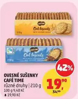 Penny Market OVESNÉ SUŠENKY CAFÉ TIME různé druhy nabídka