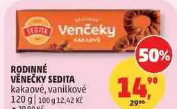 Penny Market RODINNÉ VĚNEČKY SEDITA kakaové nabídka