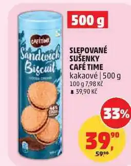 Penny Market SLEPOVANÉ SUŠENKY CAFÉ TIME kakaové nabídka