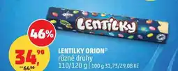 Penny Market LENTILKY ORION různé druhy, 110/120 g nabídka