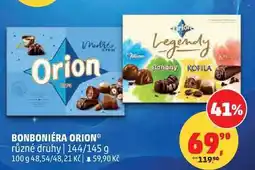 Penny Market BONBONIÉRA ORION různé druhy, 144/145 g nabídka