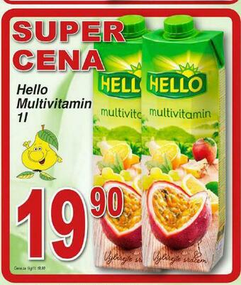 Lidl Hello multivitamin nabídka