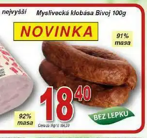 Lidl Myslivecká klobása nabídka