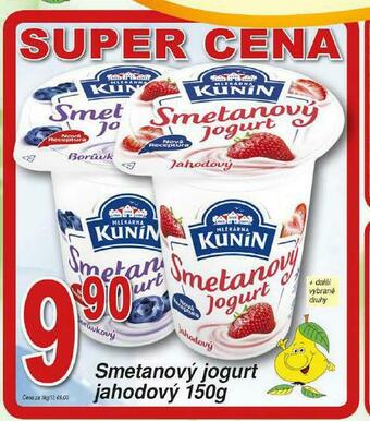 Lidl Kunín smetanový jogurt nabídka