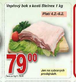 Lidl Vepřový bok s kostí nabídka