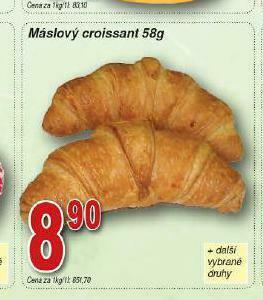 Lidl Máslový croissant nabídka