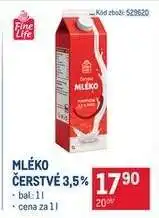 Makro Mléko čerstvé 3,5 % nabídka