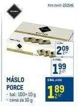 Makro MÁSLO PORCE nabídka