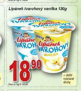 Lidl Lipánek tvarohový nabídka