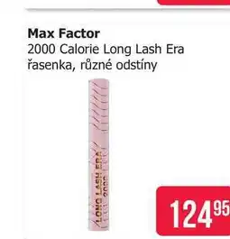 Teta Max Factor 2000 Calorie Long Lash Era řasenka nabídka