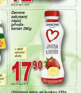 Lidl Danone zakysaný nápoj nabídka
