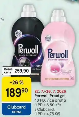 Tesco Perwoll Prací gel, 40 PD nabídka