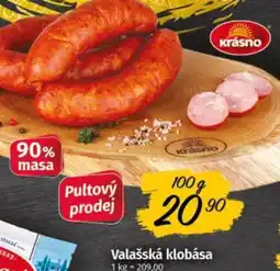 COOP TIP Valašská klobása nabídka