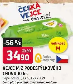 Trefa VEJCE M Z PODESTÝLKOVÉHO CHOVU 10 ks nabídka
