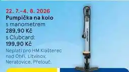 Tesco Pumpička na kolo s manometrem nabídka