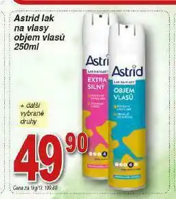 Lidl Astrid lak na vlasy nabídka