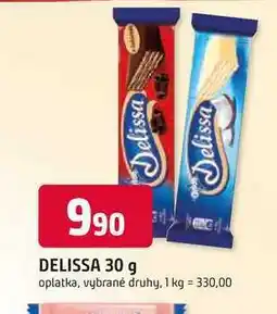 Trefa DELISSA 30 g oplatka, vybrané druhy nabídka