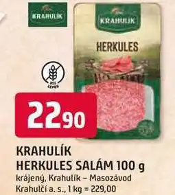 Trefa KRAHULÍK HERKULES SALÁM 100 g krájený nabídka