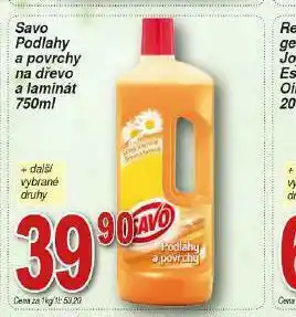 Lidl Savo podlahy a povrchy nabídka