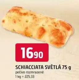 Trefa SCHIACCIATA SVĚTLÁ nabídka