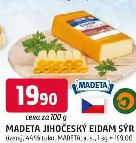 Trefa MADETA JIHOČESKÝ EIDAM SÝR uzený, 44 % tuku nabídka