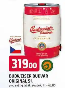 Trefa Budweiser Budvar B:Original nabídka