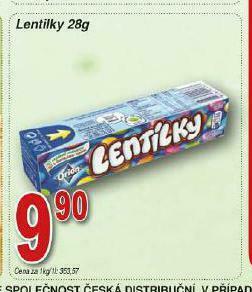 Lidl Lentilky nabídka