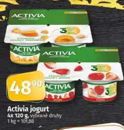 COOP TIP Activia jogurt nabídka