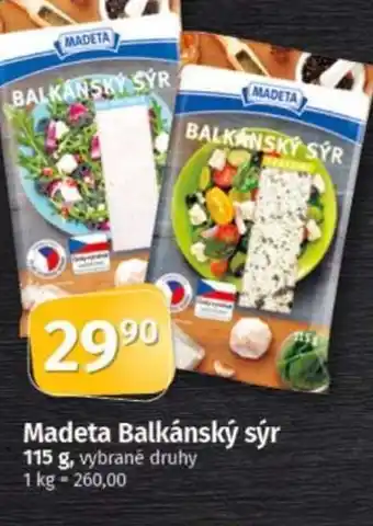 COOP TIP Madeta Balkánský sýr nabídka