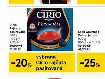 Tesco Cirio rajčata pasírovaná nabídka