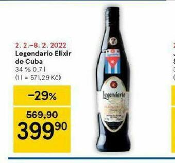 Tesco Legendario elixír de cuba nabídka