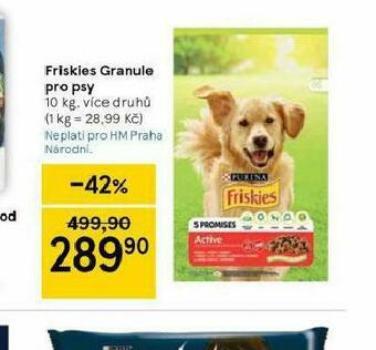 Tesco Friskies granule pro psy nabídka