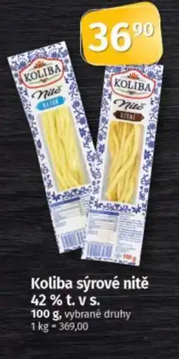 COOP TIP Koliba sýrové nitě 42% t.v s. nabídka