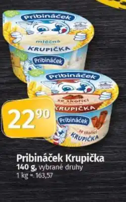 COOP TIP Pribináček Krupička nabídka