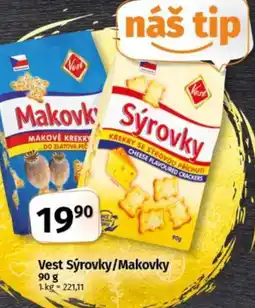 COOP TIP Vest Sýrovky/Makovky nabídka