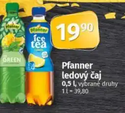COOP TIP Pfanner ledový čaj nabídka