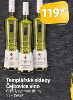 COOP TIP Templářské sklepy Čejkovice víno nabídka