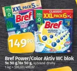 COOP TIP Bref Power/Color Aktiv WC blok nabídka