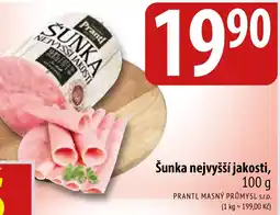 Bala Šunka nejvyšší jakosti nabídka