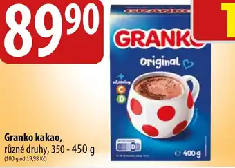 Bala Granko kakao nabídka