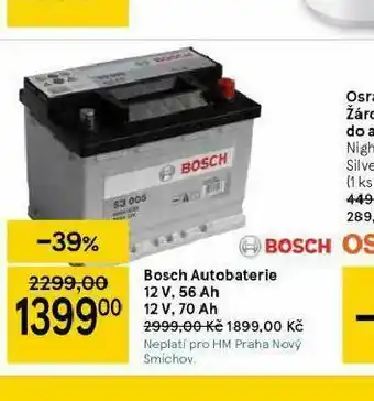 Tesco Autobaterie bosch 56 ah nabídka