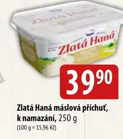 Bala Zlatá Haná máslová příchuť, k namazání nabídka